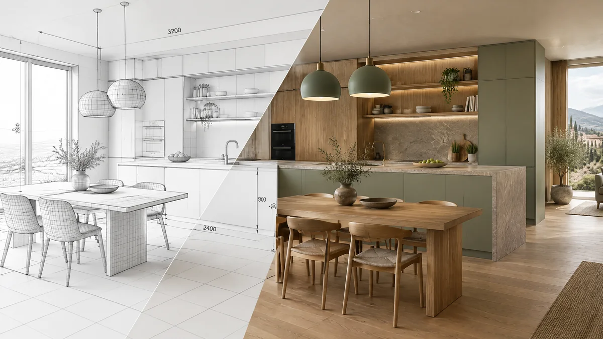 Progetto e render 3D